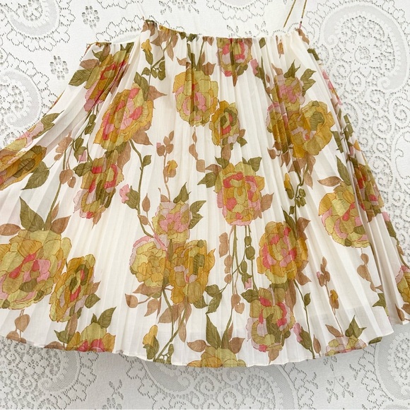 Rebecca Taylor Wild Peony Pleated Tank - Picture 8 of 16